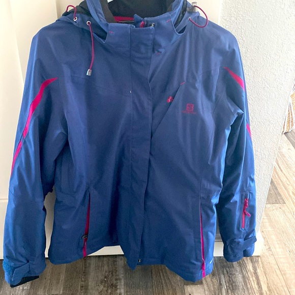 Solomon winter, ski coat. Advanced skin dry.. loose fix, size lg - Picture 1 of 6